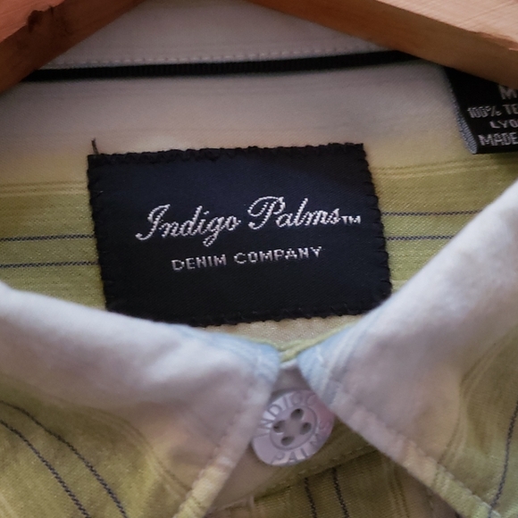 Indigo Palms button-down shirt - Picture 2 of 4